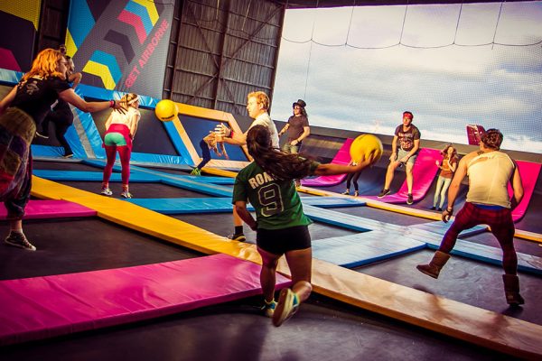 Photo of a group playing Dodgeball