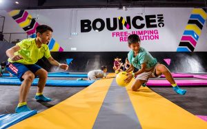 Photo of kids playing Dodgeball