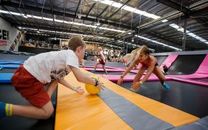 Photo of kids playing Dodgeball