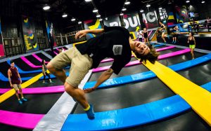 Photo of man doing a flip in Free-Jump