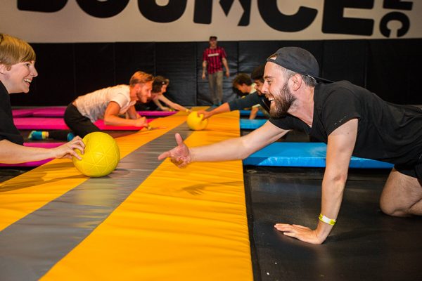 Photo of a Dodgeball game