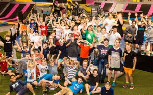 Photo of a big group of kids