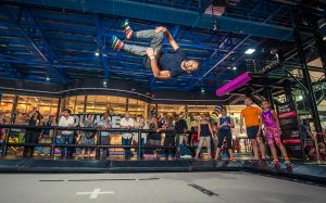 Photo of a man doing a trick on the SuperTramp