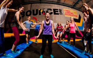Photo of a corporate group doing EMPOWER