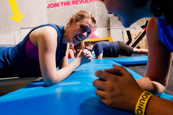 Photo of a group doing BOUNCE FIT