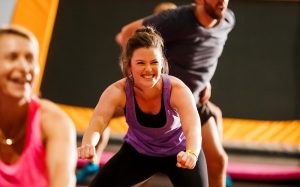 Photo of a woman doing BOUNCE FIT