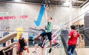 Photo of kid using rings in X-Park