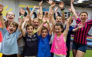 Photo of a group of kids at a Birthday party