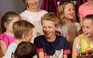 Photo of kids at a Birthday party