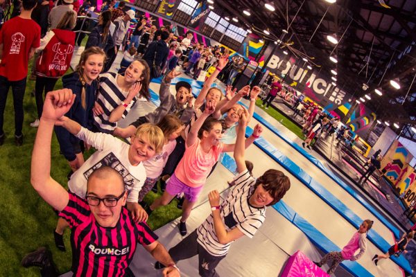 Photo of a group of kids at BOUNCE